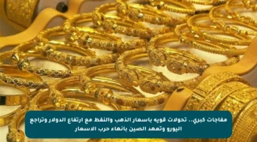 مفاجآت كبرى.. تحولات قوية بأسعار الذهب والنفط مع ارتفاع الدولار وتراجع اليورو وتعهد الصين بإنهاء حرب الأسعار